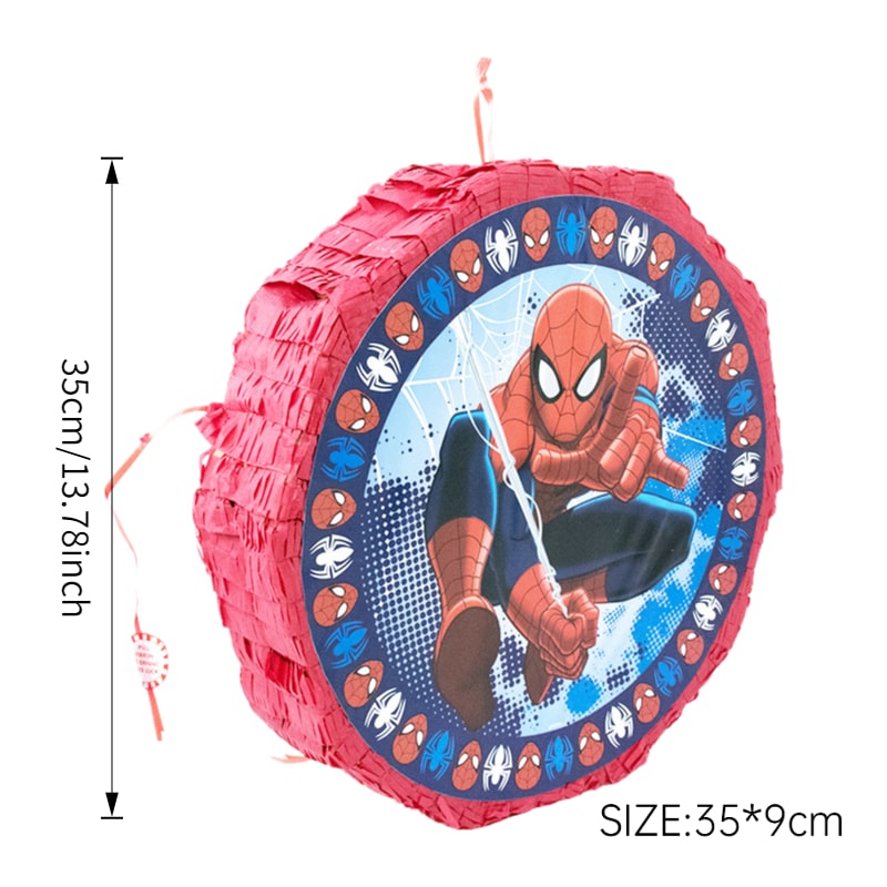 Spider-Man Hero [13.8 Inch Round] Pinata – Safe Pull-String