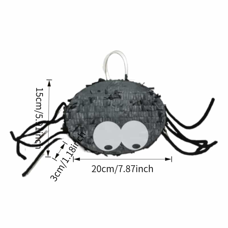 Mini Halloween Pinata Set [3-Pack] – Cute Spider Favor Box – Table