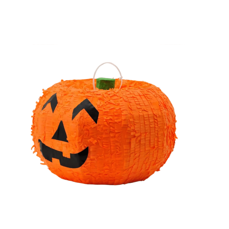 3D Pumpkin Pinata [Classic Jack-o’-lantern] – 35cm Width – High Capacity