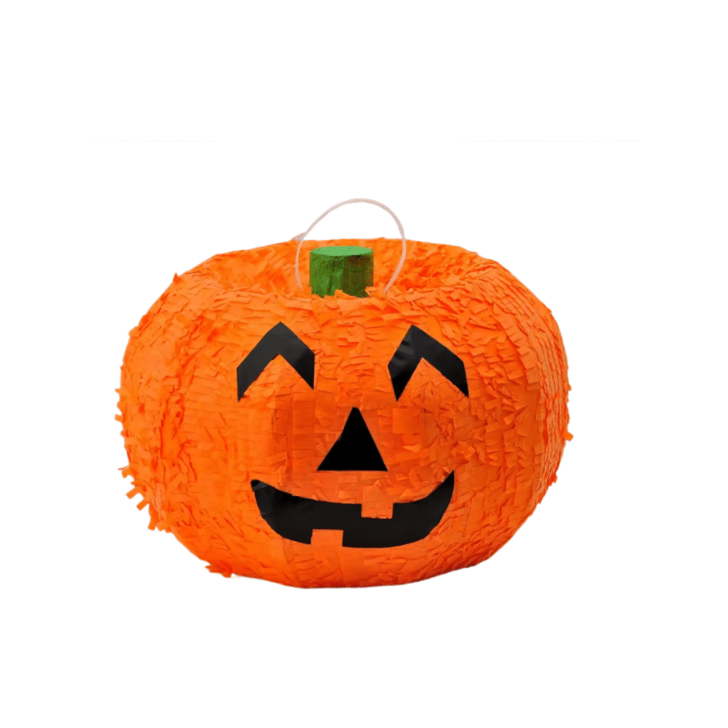 3D Pumpkin Pinata [Classic Jack-o’-lantern] – 35cm Width – High Capacity