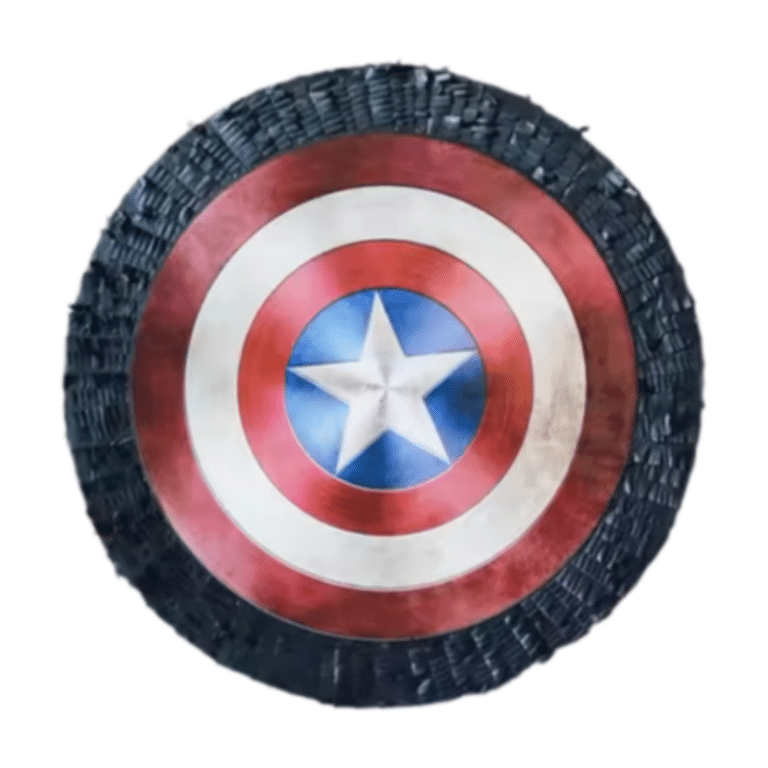 Captain America Shield [13.8 Inch Round] Pinata Safe Pull-String Factory