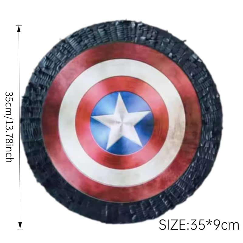 Captain America Shield [13.8 Inch Round] Pinata Safe Pull-String Factory