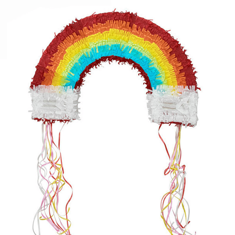 Cute Cloud [With Rainbow Top] – Happy Face Pinata – Baby Shower