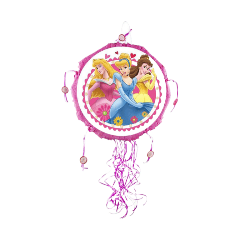 Disney Princesses [13.8 Inch Round] Pinata – Safe Pull-String
