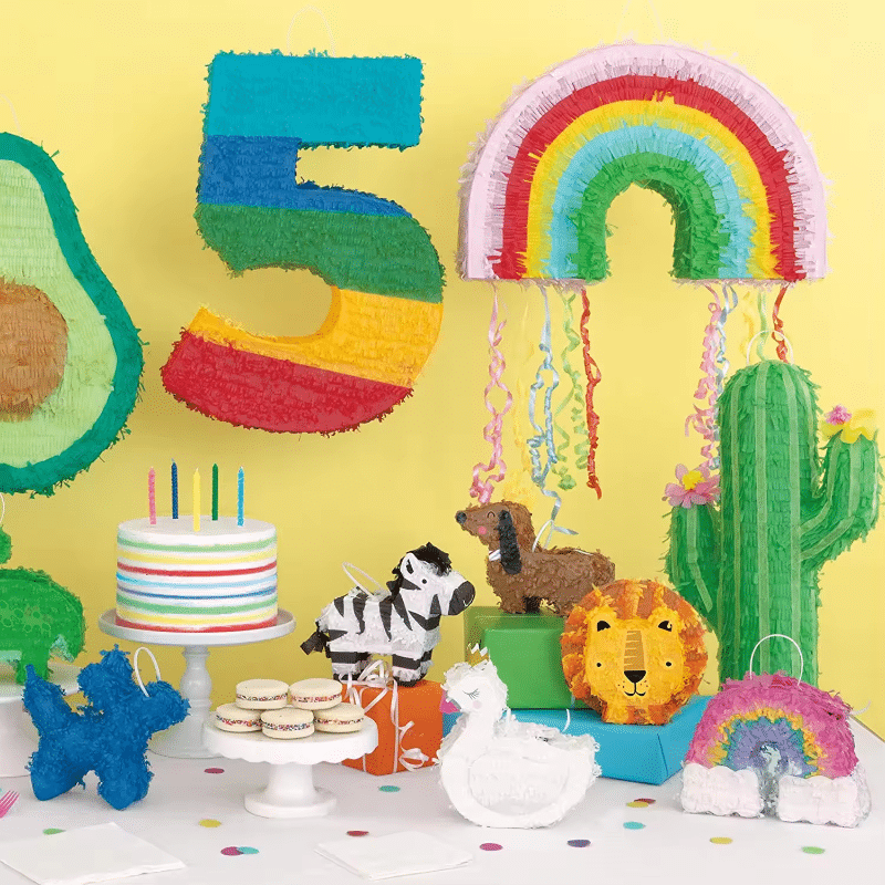 Elegant Swan [3D Pinata] – Gold Crown Princess Theme