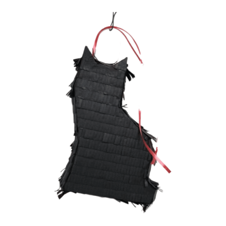 Foldable Black Cat Pinata – Space-Saving Flat Pack