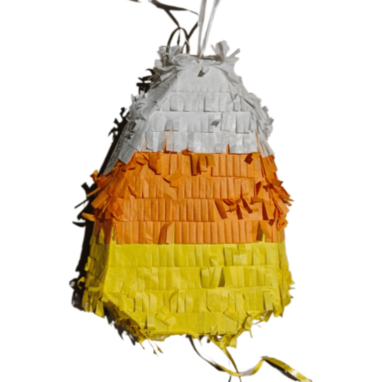 Foldable Candy Corn Pinata – Space-Saving Flat Pack