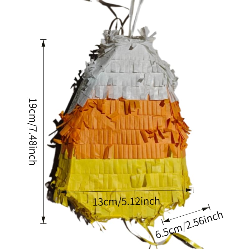 Foldable Candy Corn Pinata – Space-Saving Flat Pack