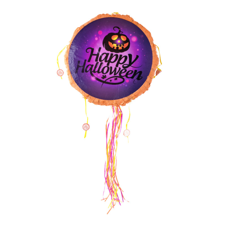 Halloween Pull-String Pinata [Pumpkin Design] – Safe for School Parties
