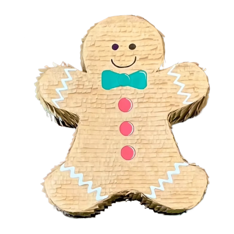 Large Gingerbread Man Pinata [Christmas Classic] – 35cm Width