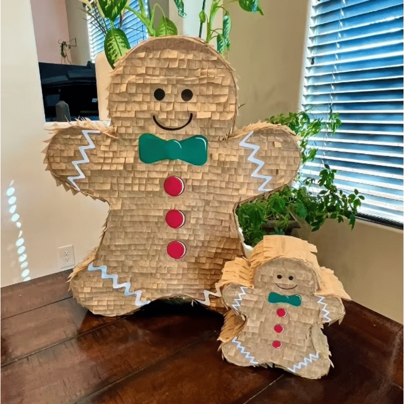 Large Gingerbread Man Pinata [Christmas Classic] – 35cm Width
