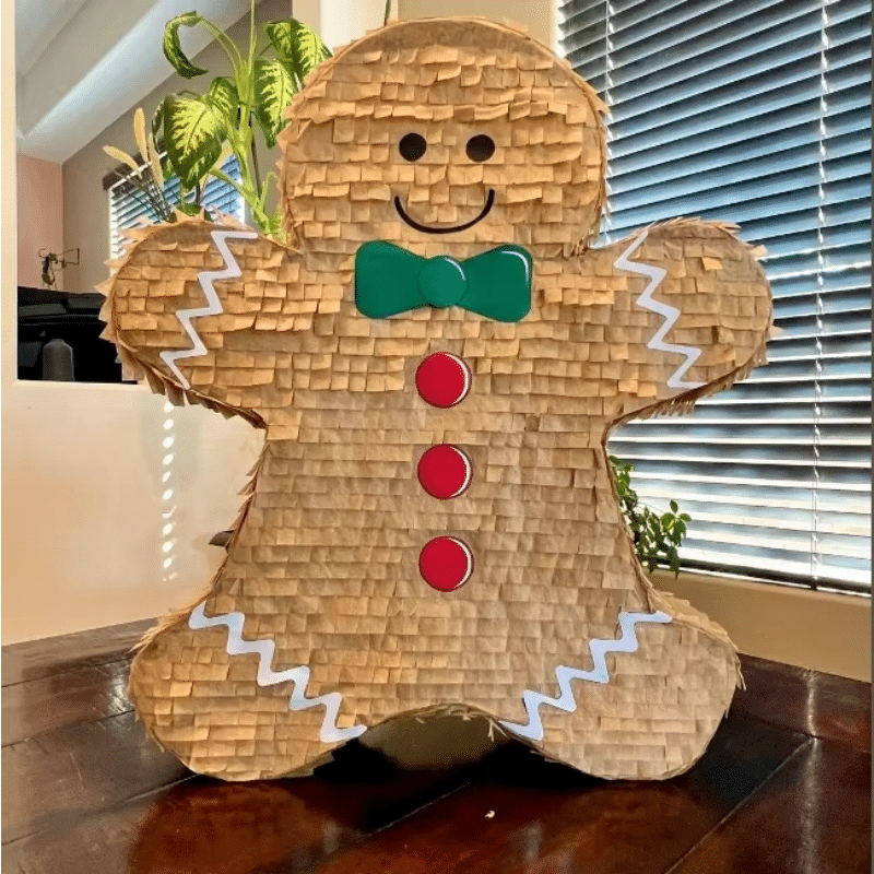 Large Gingerbread Man Pinata [Christmas Classic] – 35cm Width