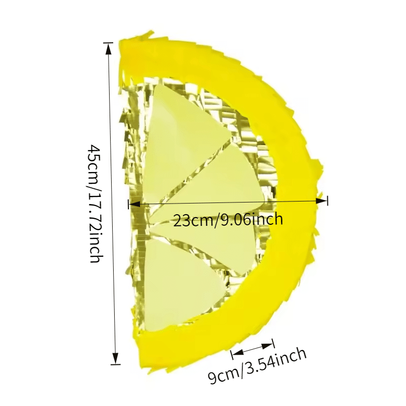 “Main Squeeze” Lemon [Foil Slice] – Bridal Shower & Summer Party