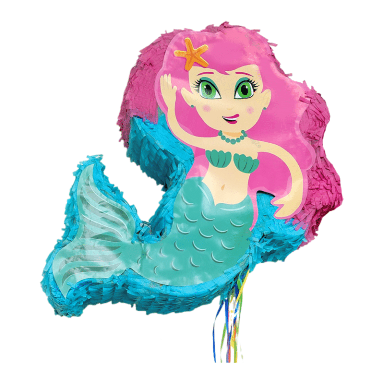 Mermaid Pinata [Pink & Teal] – “Under the Sea” Party Theme
