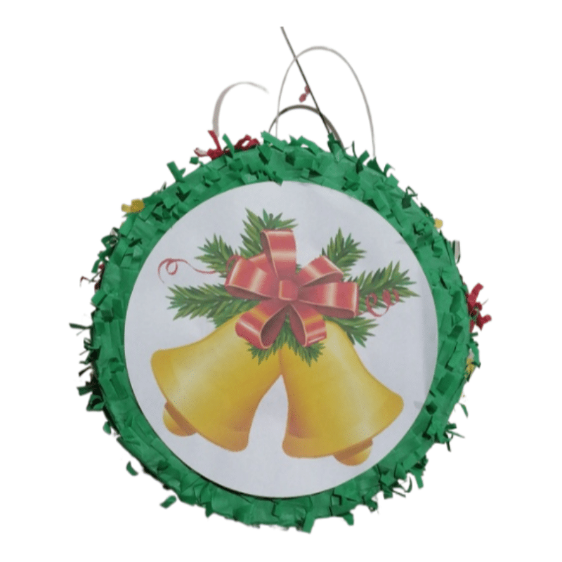 Mini Christmas Pinata [Round Bell] – Tree Ornament Size (20cm)