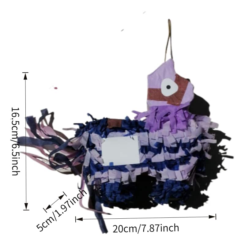 Mini Donkey Pinata [Llama Style] Purple & Blue Gamer Theme Party Favor Box