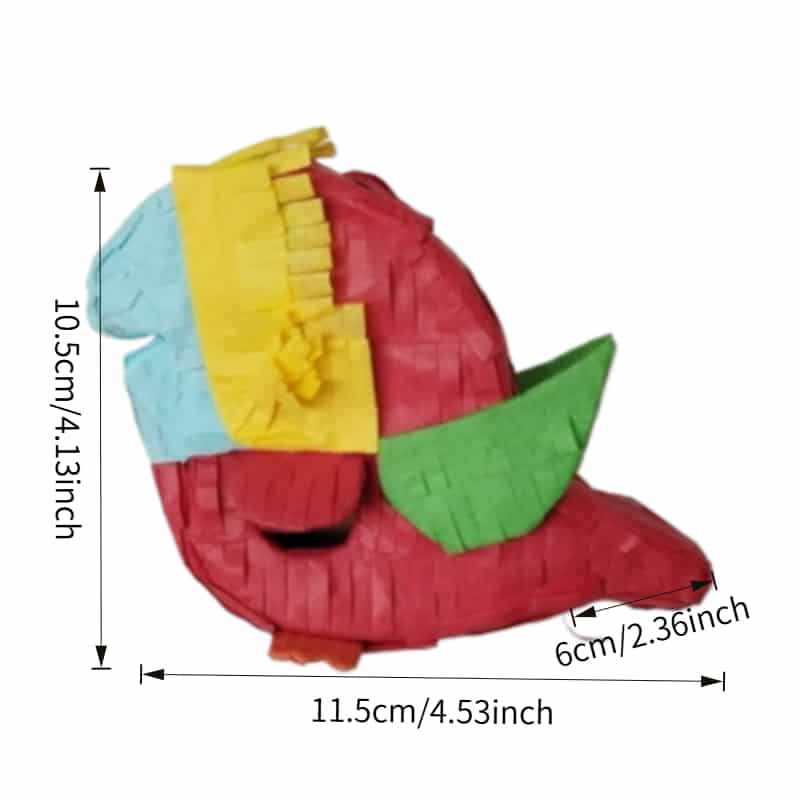 Mini Parrot Pinata [Small Size] – Tropical Luau & Pirate Theme