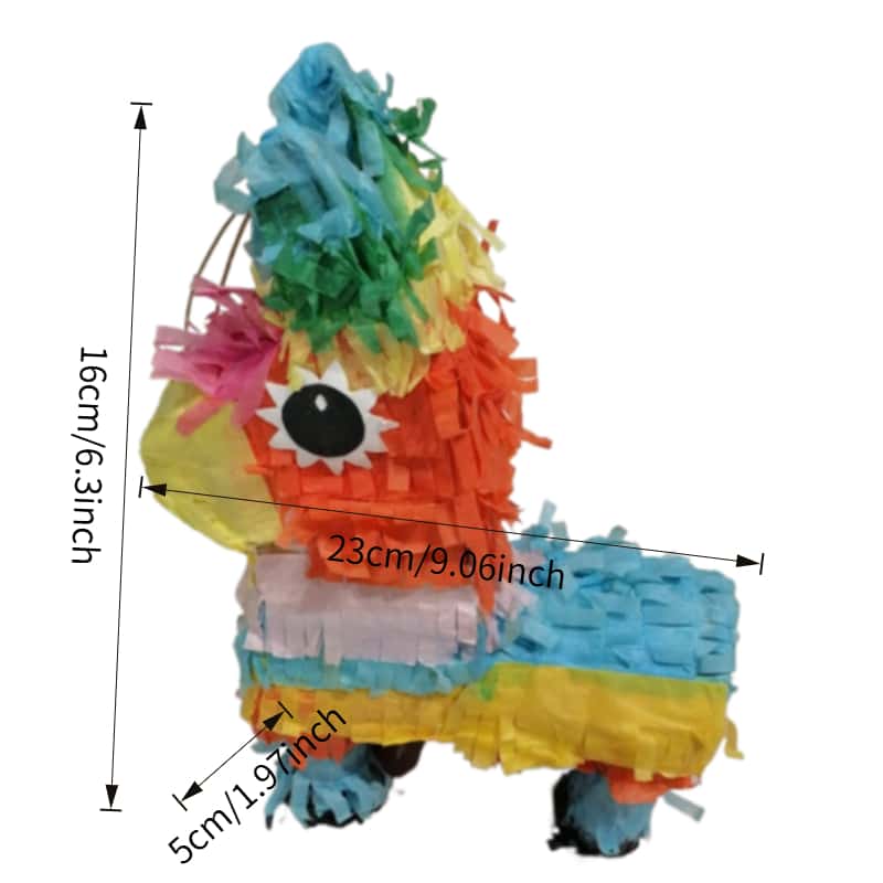 Mini Traditional Donkey Pinata [Multicolor] – Cinco de Mayo