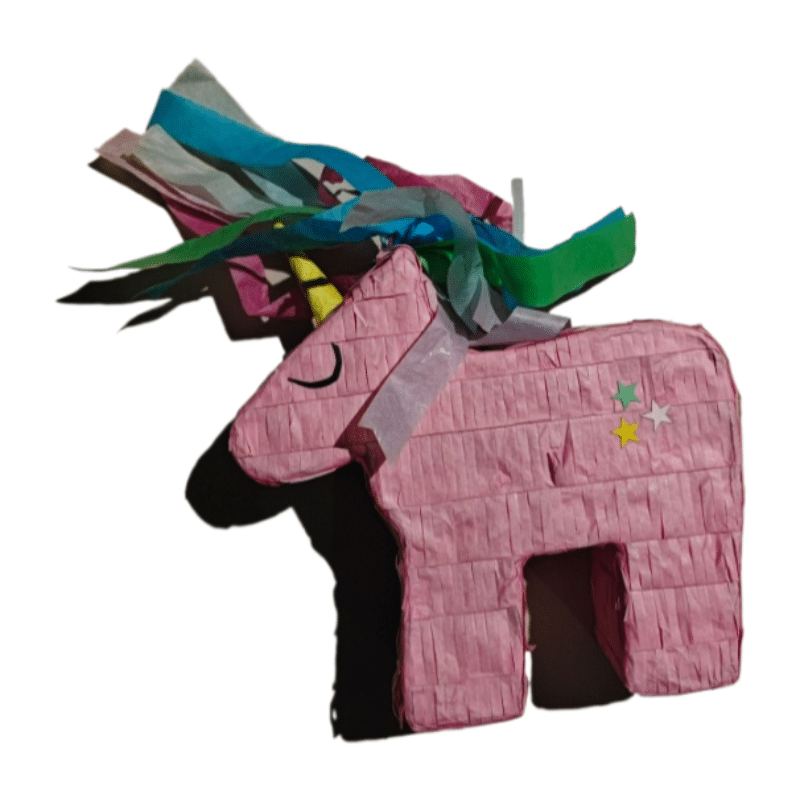 Mini Unicorn Pinata [20cm] – Pink Party Favor Box – Table Centerpiece