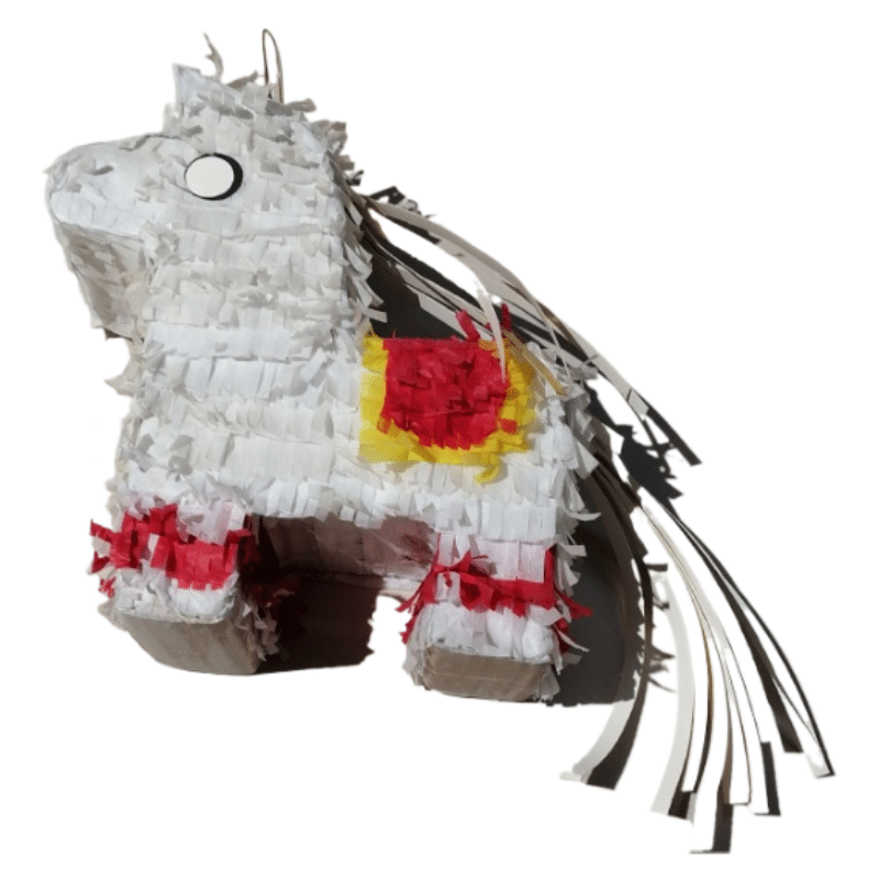 Mini White Horse Pinata [10 Inch] – Farm Animal Theme