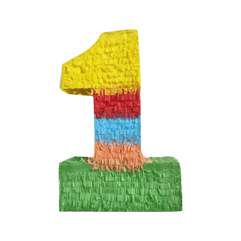Number 1 Pinata [Rainbow Color]