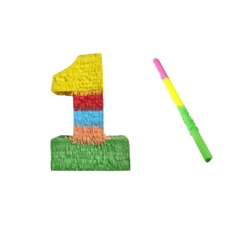 Number 1 Pinata [Rainbow Color]