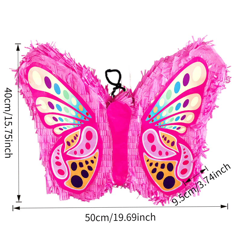 Pink Butterfly Pinata [Large 50cm] – “Fairy Garden” Party Theme