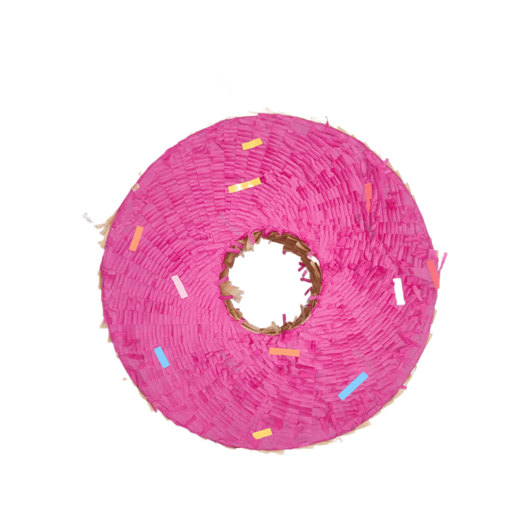Pink Donut Pinata Donut Grow Up Party Theme 40cm Diameter