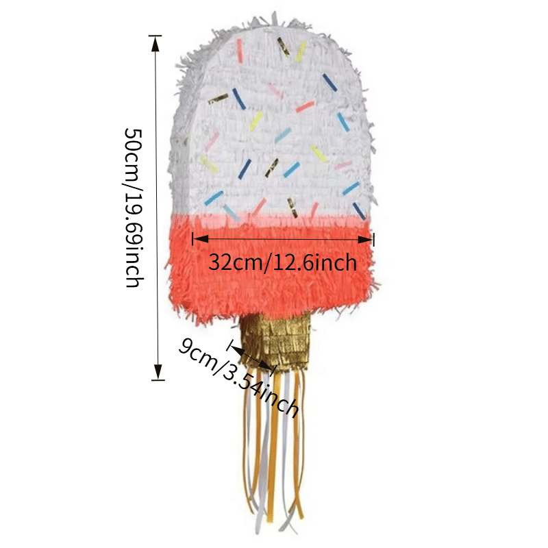 Pull-String Popsicle Pinata – Safe for Toddlers – Summer Pool Party