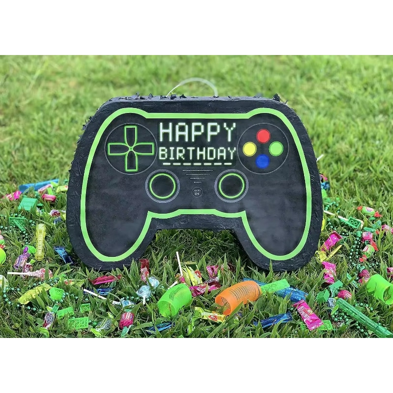 Video Game Controller Pinata Set [With Stick] – “Level Up” Theme