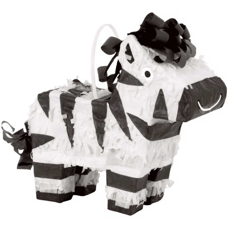 Zebra 3D [Safari Jungle Theme] Pinata – Classic Stripe Design