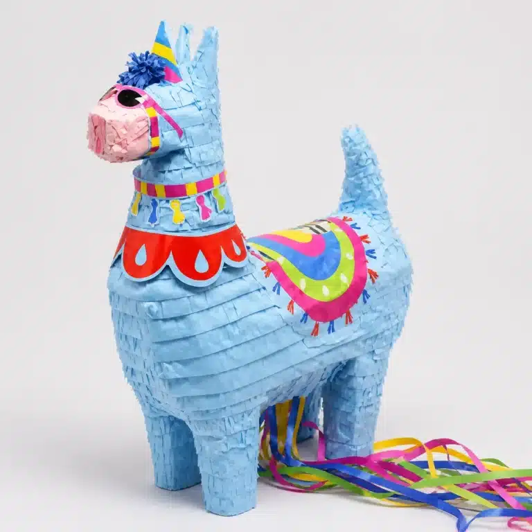 Blue Llama Pinata – Light Blue Alpaca – Gender Reveal (Boy)