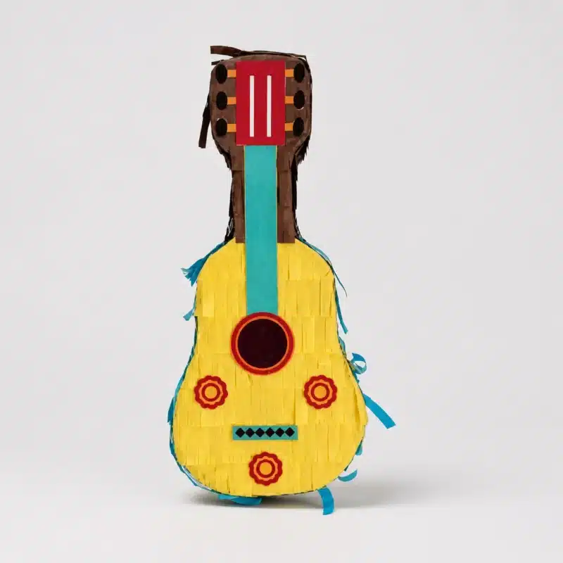 Mini Guitar Pinata – Coco Theme Birthday