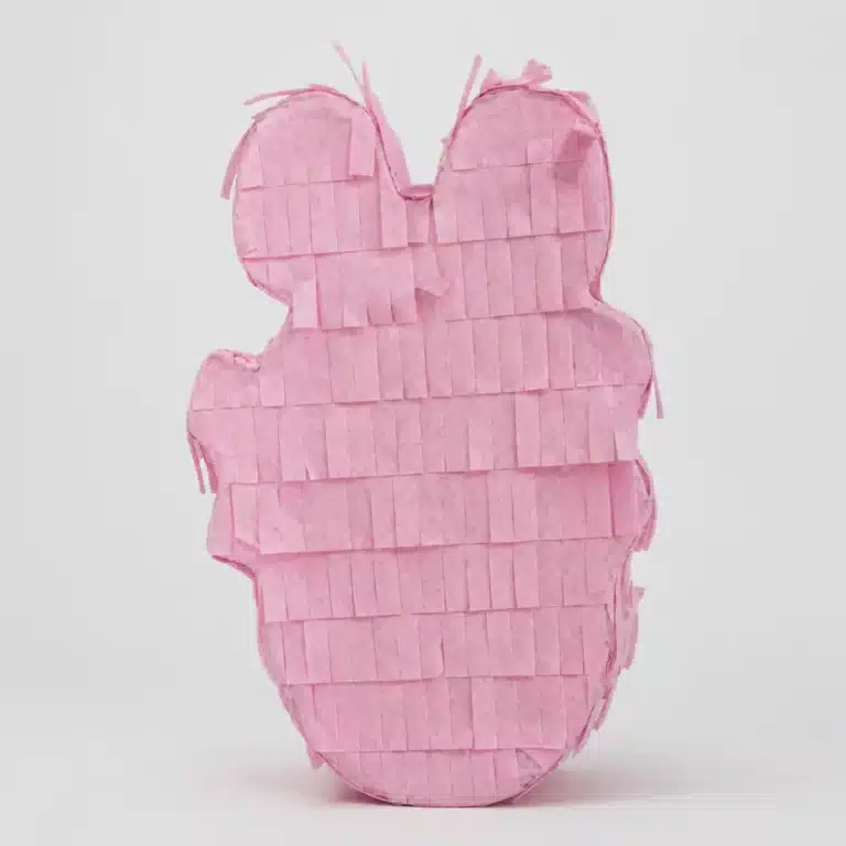 Mini Pink Rabbit Pinata [Marshmallow Style] – Easter Basket Stuffer