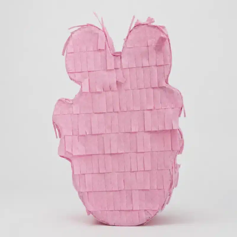 Mini Pink Rabbit Pinata [Marshmallow Style] – Easter Basket Stuffer